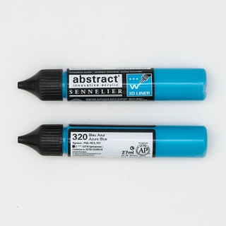 LINER ABSTRACT 320 BLAU AZUR