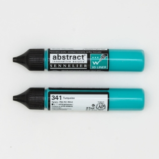LINER ABSTRACT 341 TURQUOISE