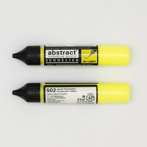 LINER ABSTRACT 502 JAUNE FLUO