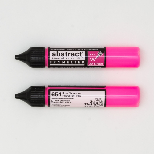 LINER ABSTRACT 654 ROSE FLUO